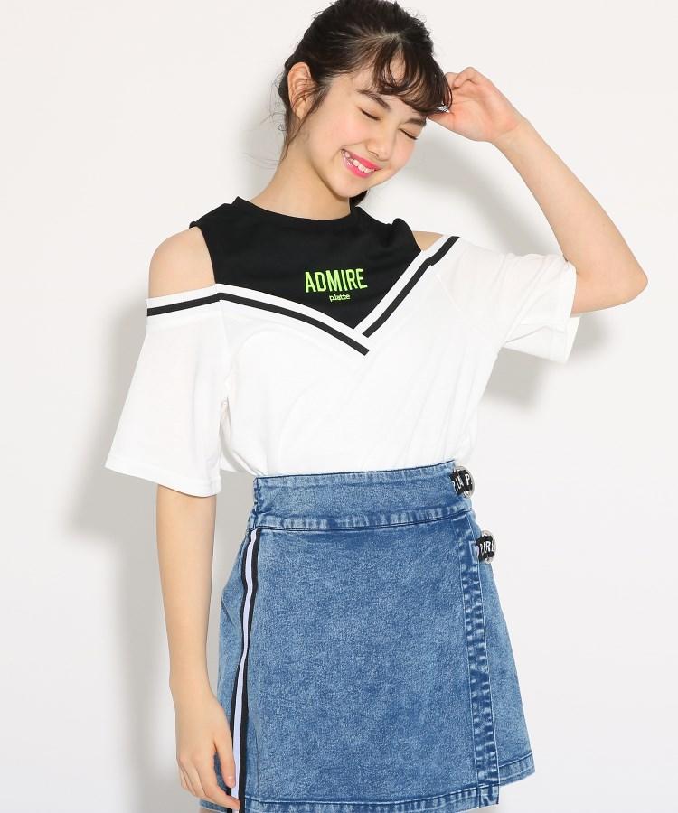 ニコラ掲載 レイヤード風肩あき トップス 品番 Wrdw Pink Latte ピンクラテ のキッズファッション通販 Shoplist ショップリスト