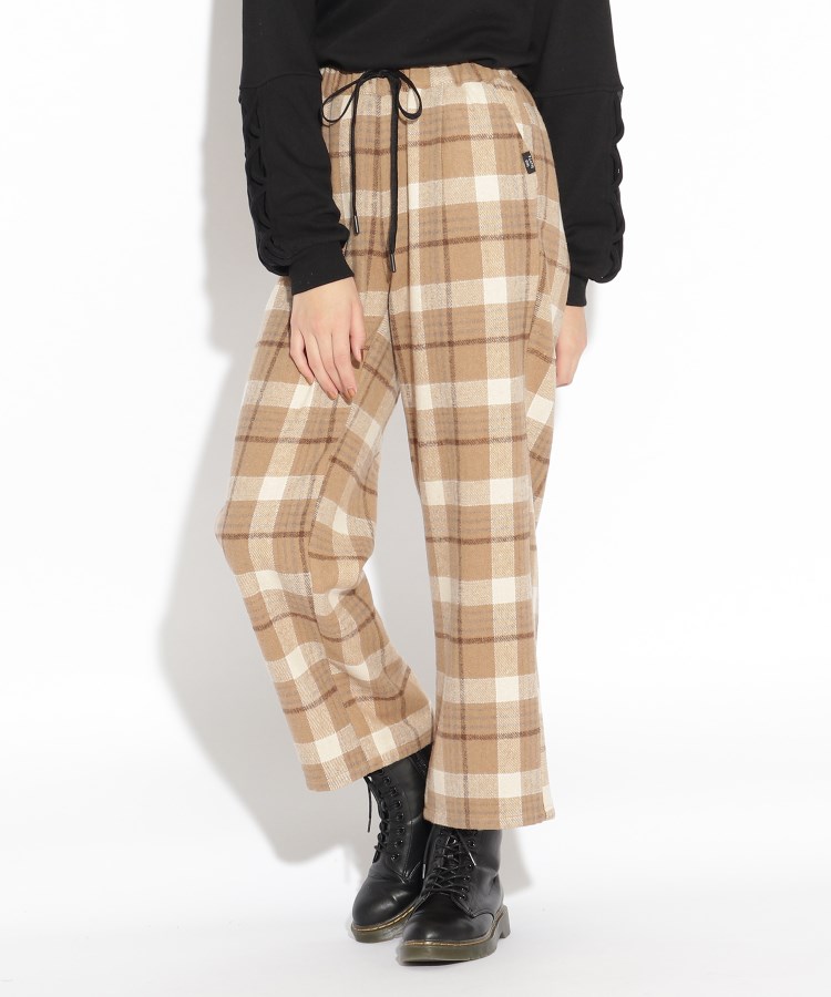 あったか起毛チェックシェフパンツ[品番：WRDW0142635]｜PINK-latte（ピンクラテ ）のキッズファッション通販｜SHOPLIST（ショップリスト）