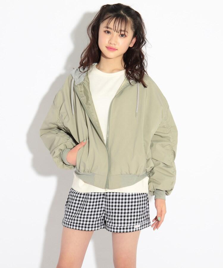 フード付きショート丈ma 1 品番 Wrdw Pink Latte ピンクラテ のキッズファッション通販 Shoplist ショップリスト