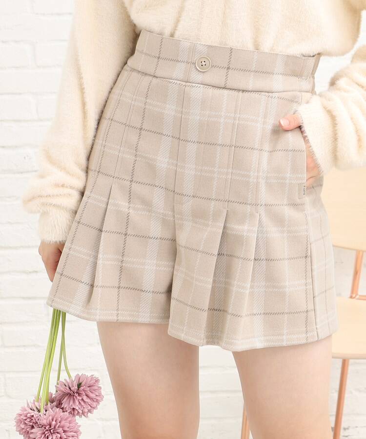 ピンクラテ♡パンツ付きスカート160