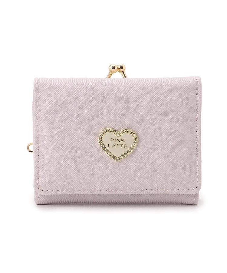 ビジューハートがま口ミニ財布[品番：WRDW0183884]｜PINK-latte（ピンクラテ）のキッズファッション通販｜SHOPLIST（ショップリスト）