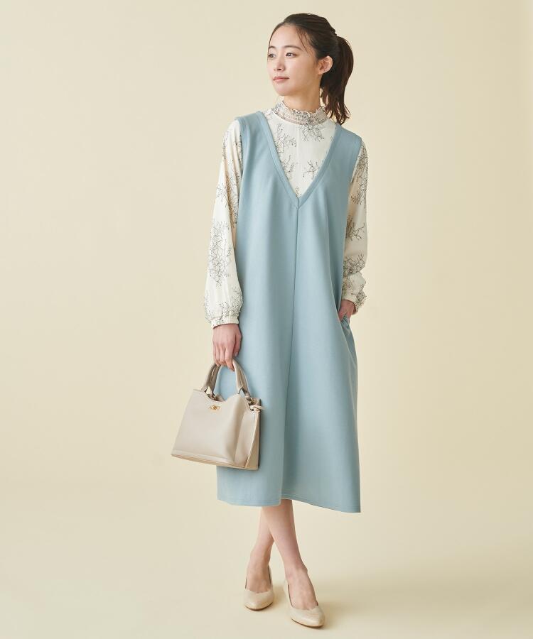 時短コーデ S Ll 配色レースドッキングフレアワンピース 品番 Wrdw Grove グローブ のレディースファッション通販 Shoplist ショップリスト