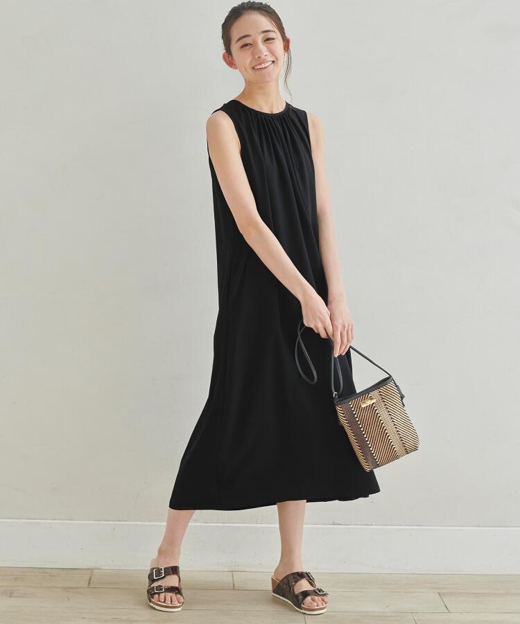 S Ll とろりんギャザーロングワンピース 品番 Wrdw Grove グローブ のレディースファッション通販 Shoplist ショップリスト