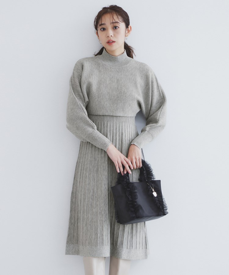 《XS-LLsize》マルチウェイニットワンピース【洗濯機洗い可】[品番：WRDW0213040]｜index（インデックス）のレディースファッション通販｜SHOPLIST（ショップリスト）
