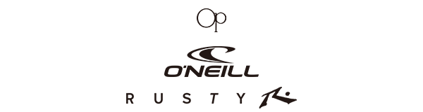 Ocean Pacific・ O'NEILL・RUSTY